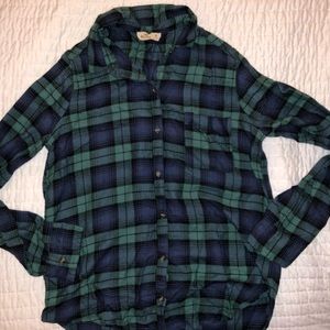 Hollister button-up flannel